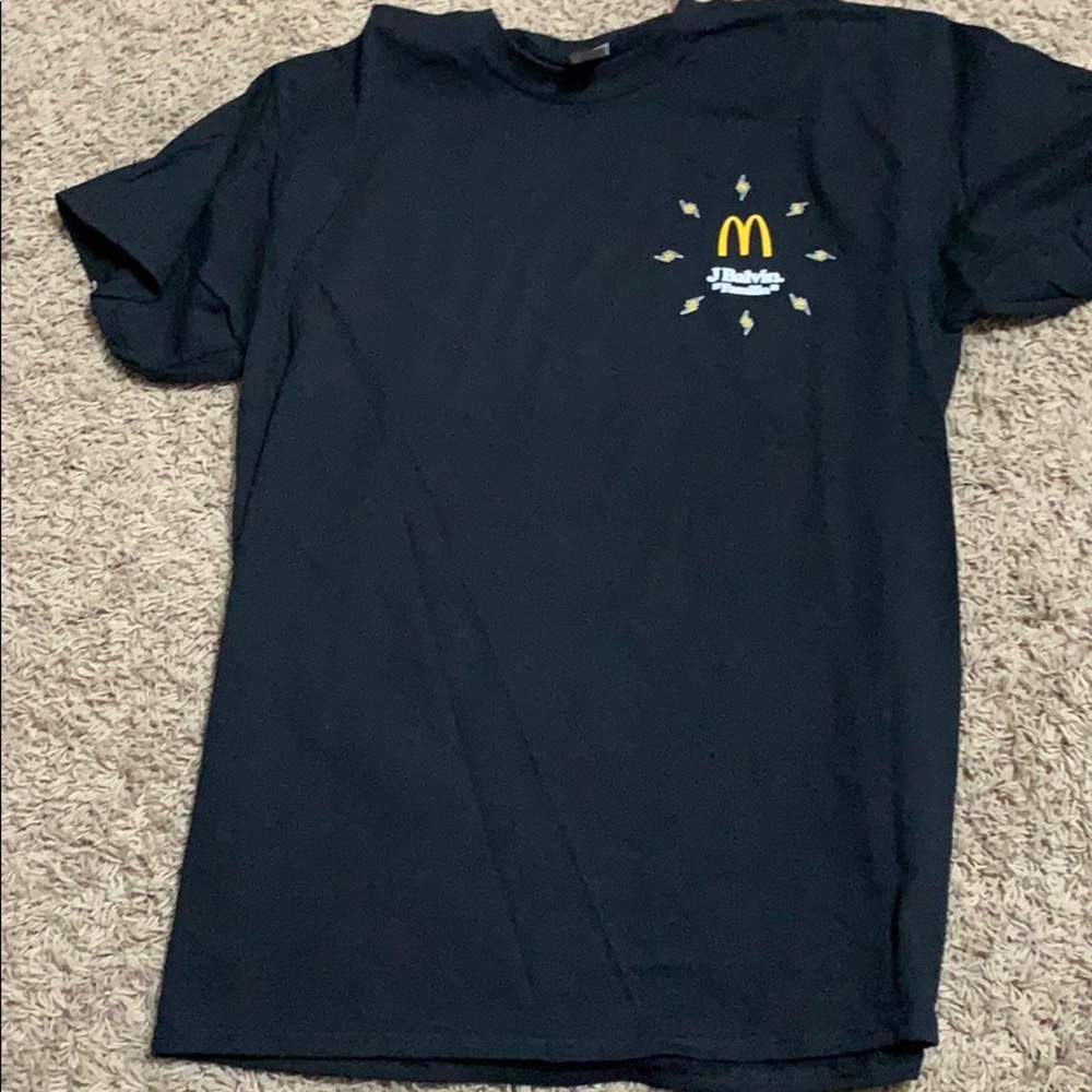 NWOT j balvin mcdonalds shirt
